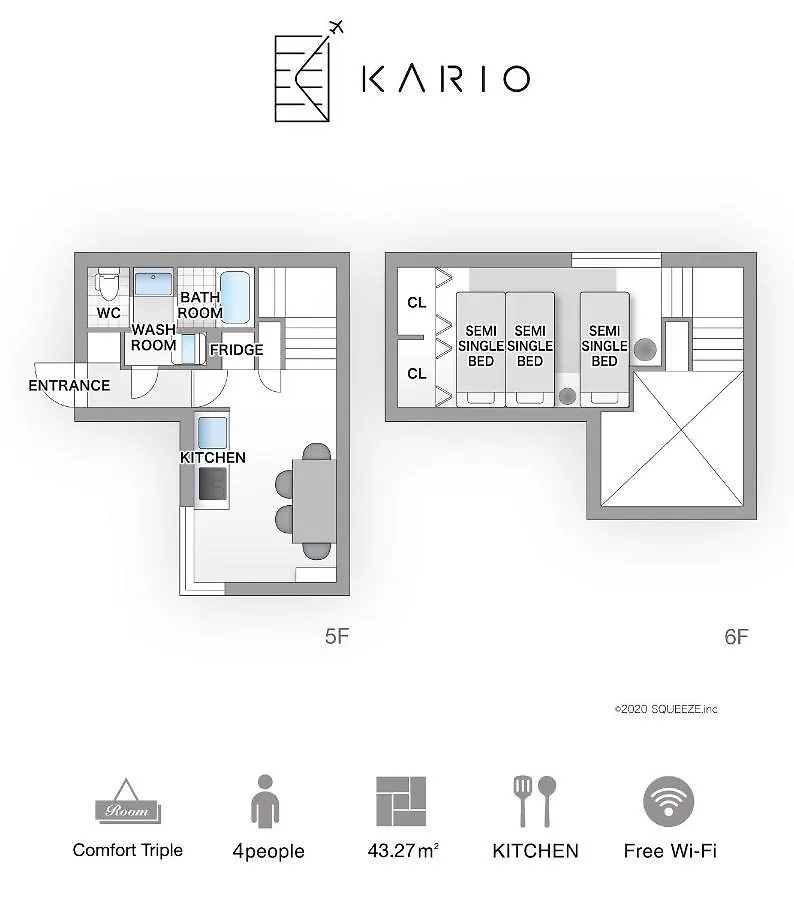 Apartament Kario Kamata Tokio Japonia